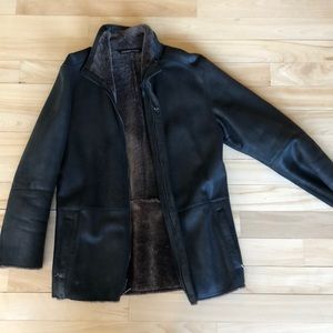 Andrew Marc men’s shearling leather coat